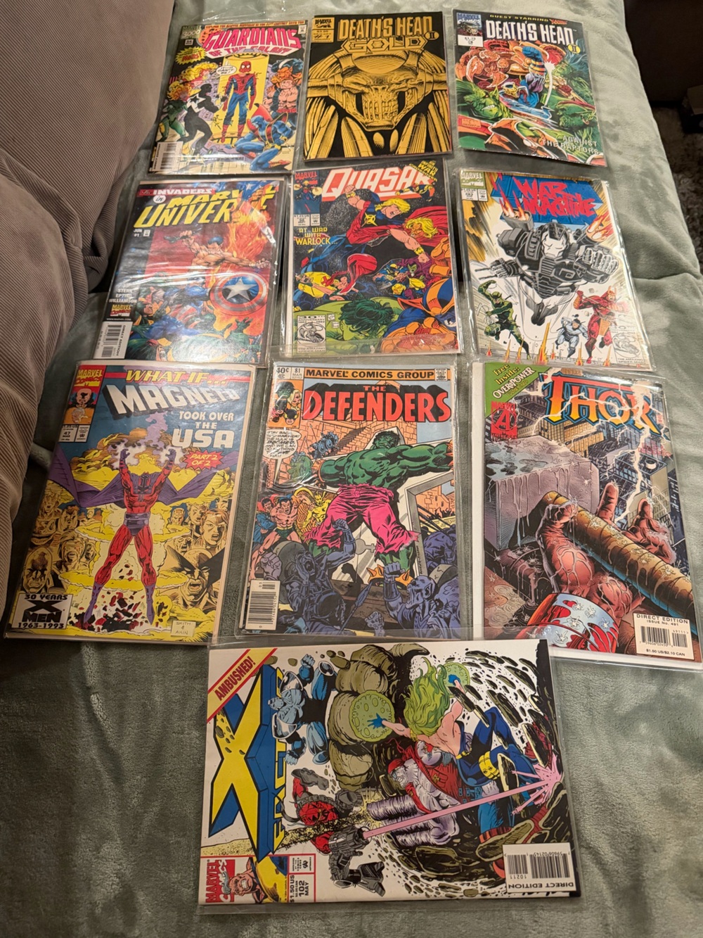 VTG 80s 90s Marvel Comic Book Reader Lot of (10)